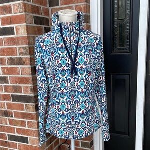 Coolibar UPF 50+ Annette 1/2 Zip Long‎ Sleeve Top